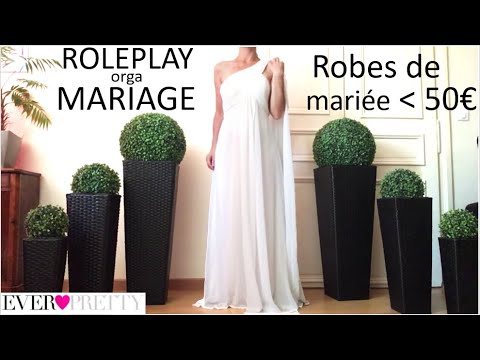 {ASMR ROLEPLAY} Organisation mariage : sublime robes de mariage pour moins de 50€ * Everpretty