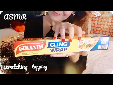 ASMR tapping on some grocery from the kitchen 😋 Scratching, rubbing, Blue Yeti sounds