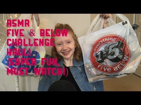 ASMR~ Five And Below Challenge Haul! $100 of MYSTERY ITEMS!
