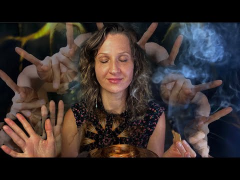 True 3D Binaural Shamanic Guided Meditation & Trance Drumming For Instant Sleep | Psychedelic ASMR