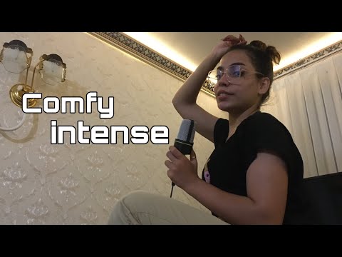 Comfy and Intense ASMR in Bed ( Fast Aggressive Upclose Mouth Sounds, Hand Sounds, Nail Tapping )
