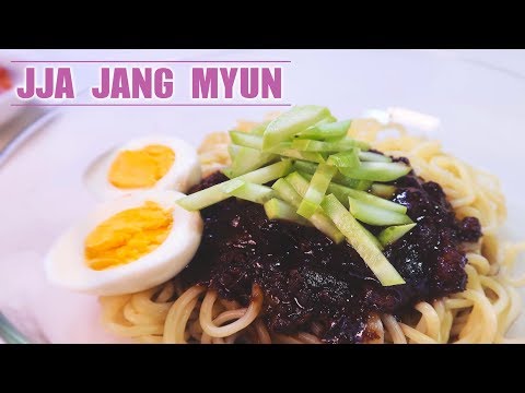 ASMR. JjajangMyun, Korean Black Bean Noodles Mukbang | No Talking Eating Sounds