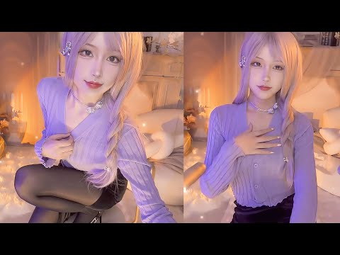 ASMR Sweet Sound & Relax ( Massage, Blowing Your Ear )