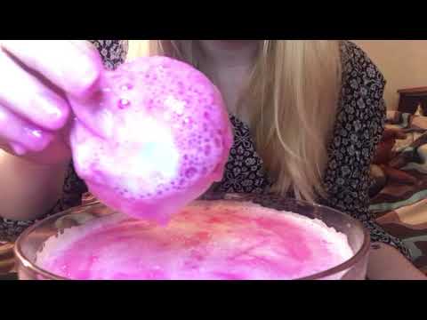 SATISFYING BATH BOMB SOUNDS ASMR |Soapy, Fizzy, Squishy Sounds|
