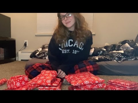 ASMR Wrapping Christmas Presents (No Talking)