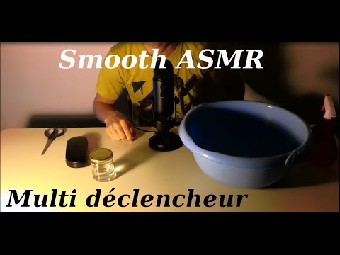 ASMR FR #15 : Multi déclencheur (scissor sounds + water + spray sounds + bruits de manette)