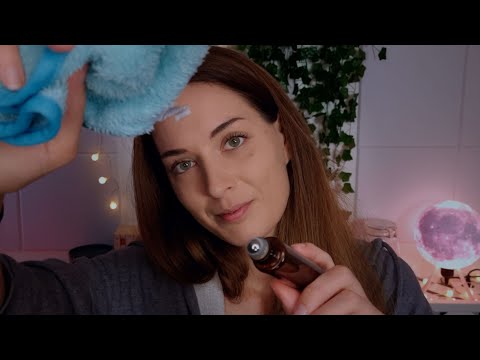 ASMR | Insanely Relaxing Face Cleaning | Putting You To Sleep (Soft Spoken)
