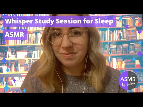 ASMR | Whisper Study Roleplay for Sleep