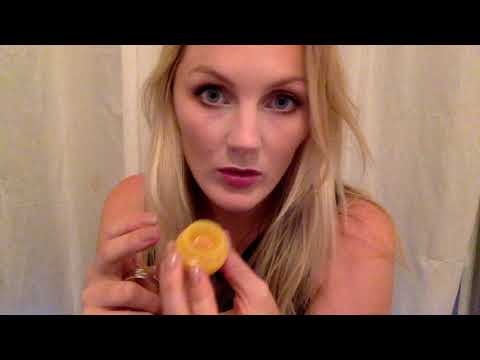 ASMR - hand massage role play, mouth sounds, whisper