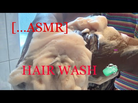 [ASMR] Relaxing Shampoo and Hair Wash 🧼🚿🛁😩😩😇😴🥱 #asmr