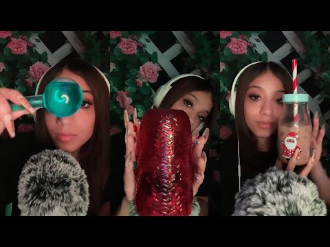 ASMR| Livestream vibes 💟 (Whispers, mouth sounds, personal attention,￼ water globes..)
