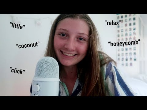 ASMR repeating tingly trigger words