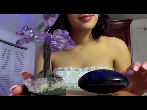 ASMR~ *CRYSTAL,ROCK & WOOD SOUNDS**TAPPING & SCRATCHING*
