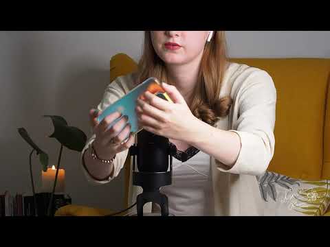 ASMR Tapping on holographic phone case