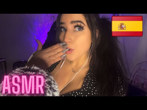 ASMR Trying To Speak Spanish 🇪🇸 (Relaxing Trigger Words & Hand Movements)