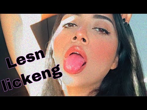 ASMR 💋 Lens Licking - No Talking ( intense )