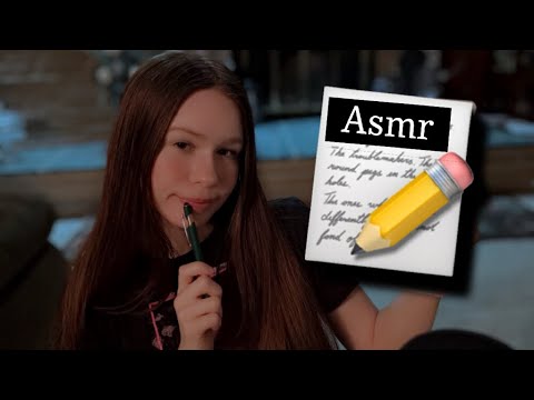 ASMR | Asking You Questions About Your Day (Writing Sounds, Soft Spoken)