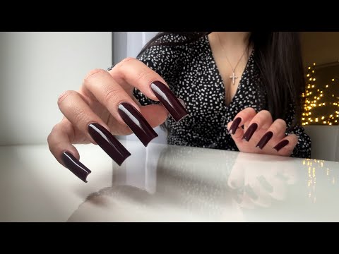 LOFI ASMR ✨ very TINGLES / table tapping + scratching & nail sounds