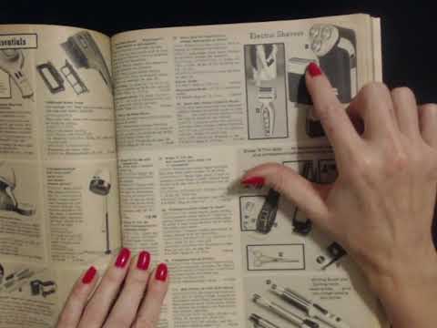ASMR | Reviewing Items in 1981 Sears Catalog (Whisper)