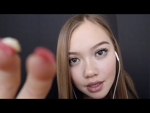 ASMR| PERSONAL ATTENTION + TAPPING ON CAMERA LENS + DRY MOUTH SOUNDS