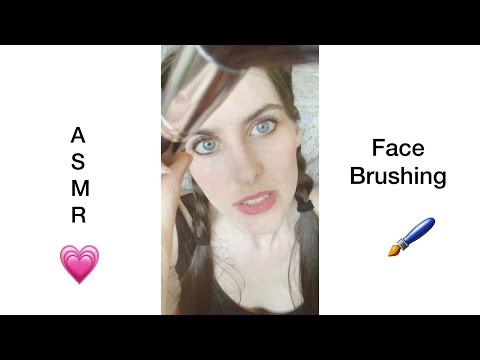 ASMR 💆‍♀️ Slow Face Brushing 🖌 Whisper Video 🤫💤