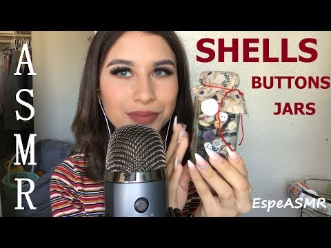 ASMR Shells / Buttons and chit chat