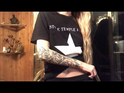 ASMR Shirt Scratching and letter tracing