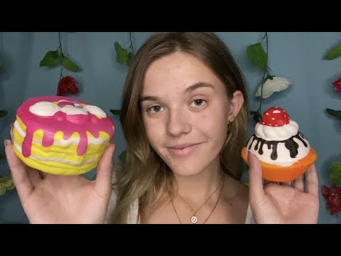 ASMR Relaxing Squishies (squishy sounds & soft tapping)