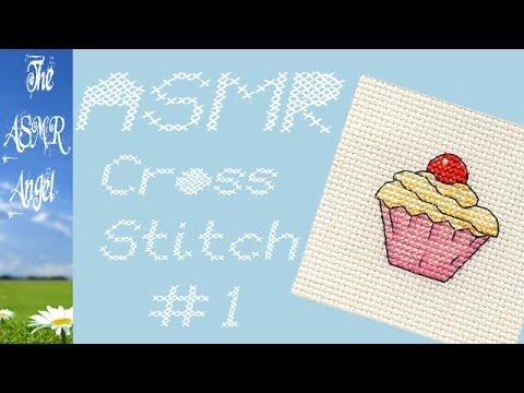 ASMR - Binaural Cross Stitch with whisper