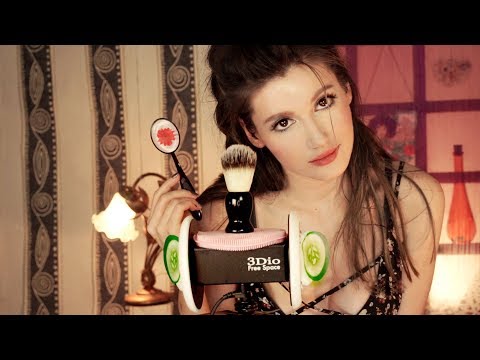 ASMR - DIFFERENT ITEMS ear👂 TREATMENT - MASSAGE - taping - CLEANING