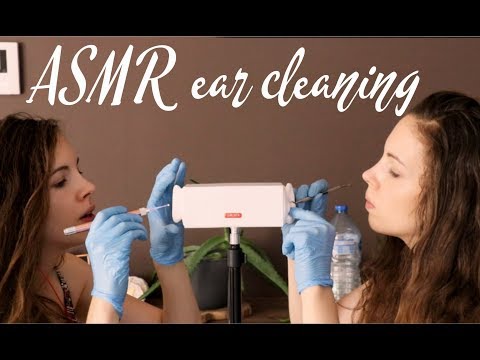 Twin ASMR Ear Cleaning & Ear Shaving