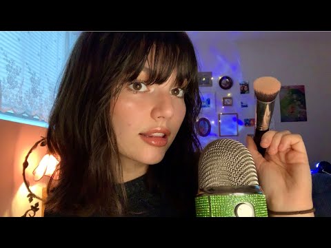 ASMR | Mouth Sounds, Rain Sounds and Mic Brushing (Wet & Dry Mouth Sounds, Fast & Slow ASMR) ☔️💧🌧️