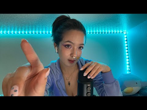 ASMR stroking your face until you fall asleep (just go to sleep) + personal attention