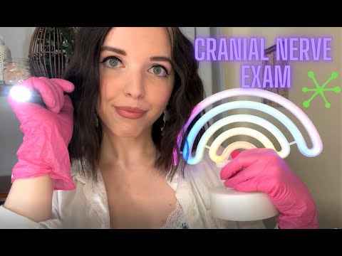 ASMR Cranial Nerve Exam 🩺 | Doctor Roleplay, Eye, Soft Spoken, Light Triggers, Gloves