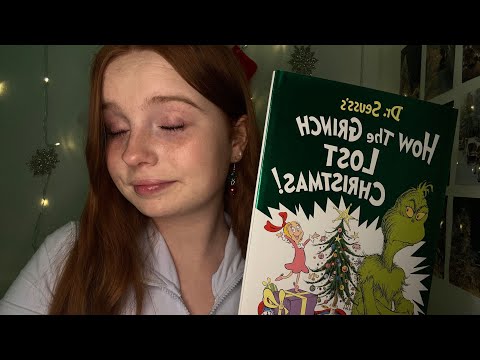 ASMR Whispered Story Telling | Reading How The Grinch Stole Christmas 💚