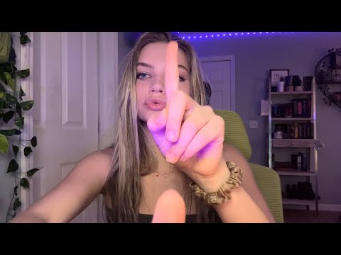 ASMR | Follow My Instructions, Clicky Mouth Sounds, Inaudible Whispers, Personal Attention