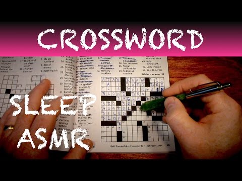 Crossword Puzzle - Sleep ASMR