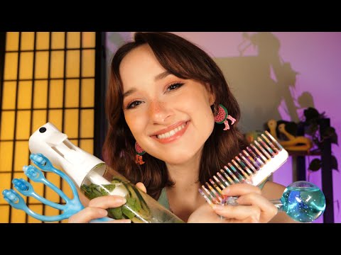 ASMR You're So Sweaty! Cooling You Off, Pampering You 🌞🌊