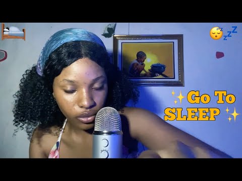 ASMR Unintelligible Mouth Sounds & Breathy Trigger Words Whisper ~ Relax, Sleep, Go to Sleep~20mins