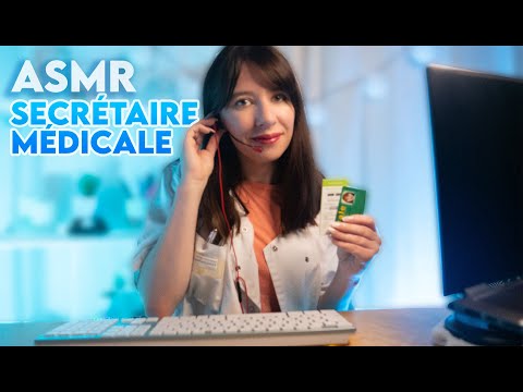 ASMR FR | Roleplay Secrétaire médicale ! ⌨️ clavier, bruits de papier, chuchotement