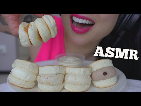 ASMR SOFT FLUFFY SOUFFLE MINI PANCAKE (EATING SOUNDS) NO TALKING | SAS-ASMR