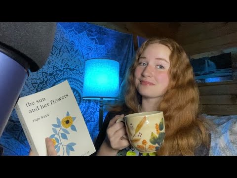 ASMR / reading you poetry and drinking tea ⭐️