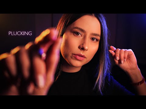 Removing negative energy ASMR ✨ Sleep-inducing hand movements, mouth sounds. Minimal talking