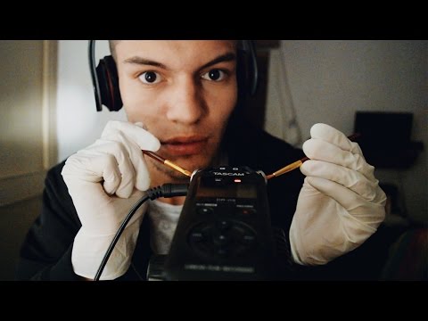 Sonidos cosquillosos que te harán dormir (latex gloves, brushing, touching) BINAURAL ASMR ESPAÑOL 💛