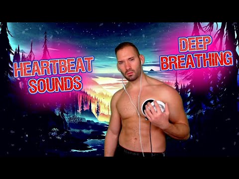 ASMR Heartbeat With  Deep Breathing