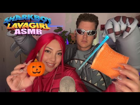 ASMR with my boyfriend but we're SHARK BOY 🦈 and LAVA GIRL 🌋