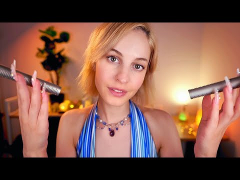 ASMR SOFT DELICATE WHISPERS & LONG NAIL TAPPING WHILE RAMBLING GENTLY ^^ 💞💞 ear to ear  💞💞