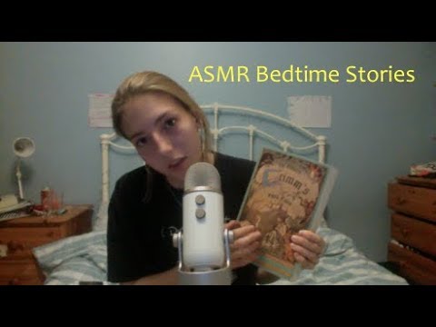 ASMR Reading You a Bedtime Story (whispering, tapping, page turning)