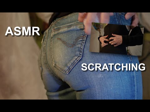 Clothing Scratching ASMR 4K Body and Jeans #asmr #asmrvideo #scratch #asmrvisualtriggers