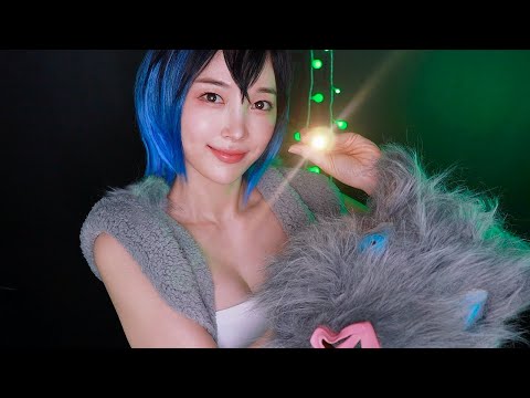 ASMR 안과 선생님의 편안한 눈검사 (귀멸의 칼날 이노스케🌙 빛트리거 핸드무브먼트)